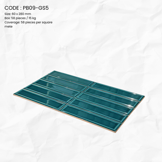 Glossy Gradient Porcelain Tilev PB09-GS5