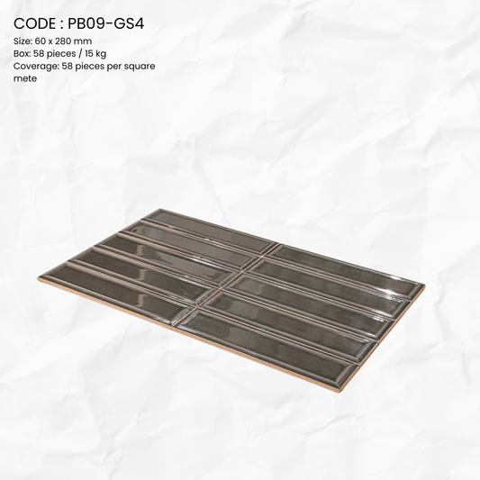 Glossy Gradient Porcelain Tilev PB09-GS4