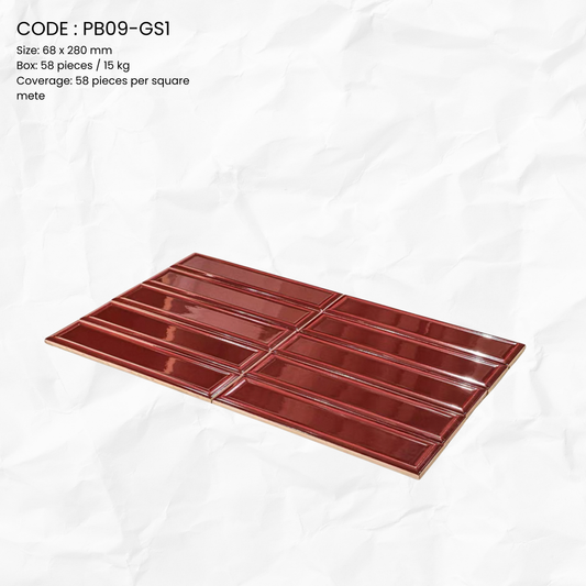 Glossy Gradient Porcelain Tilev PB09-GS1