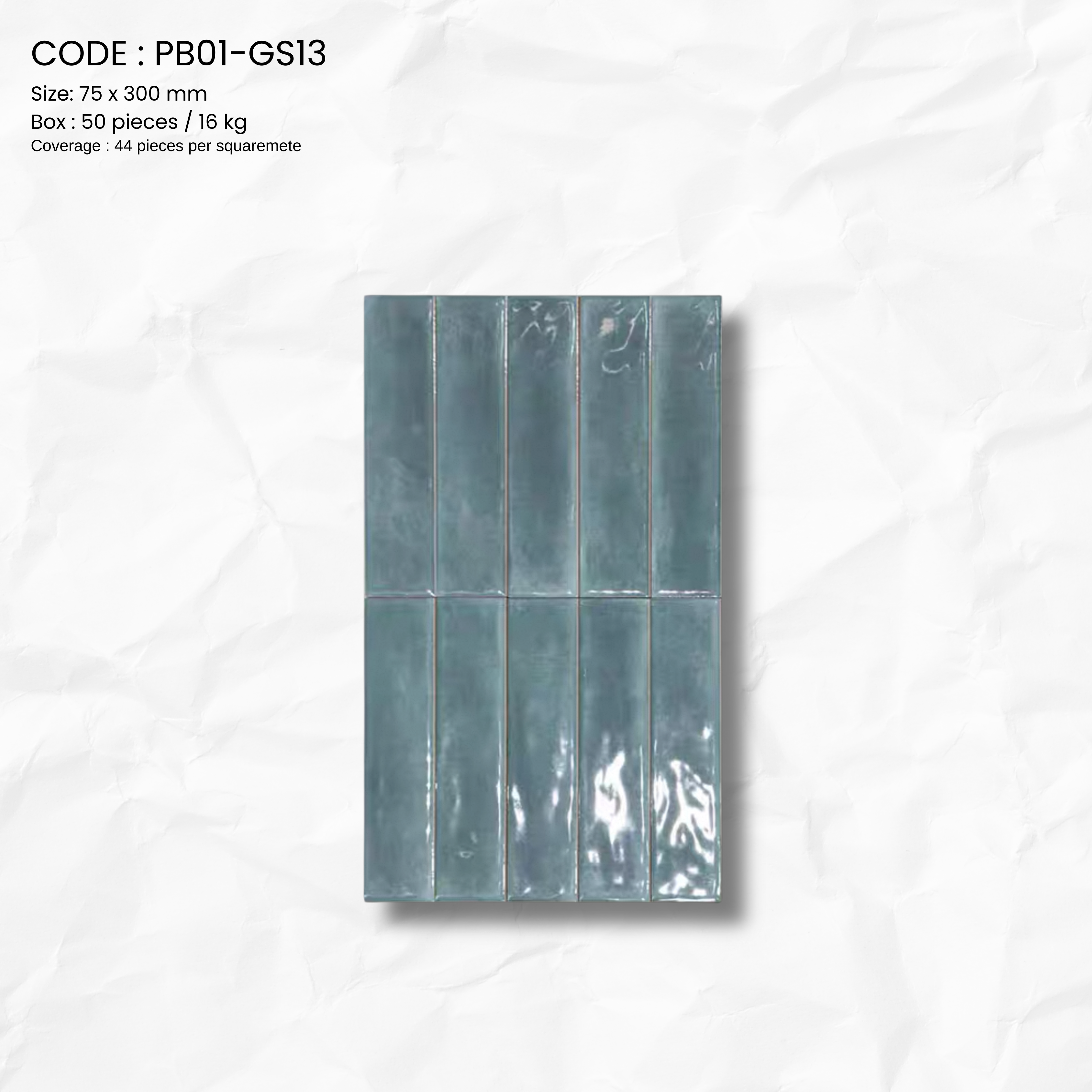 Glossy Gradient Porcelain Tilev PB01-GS13