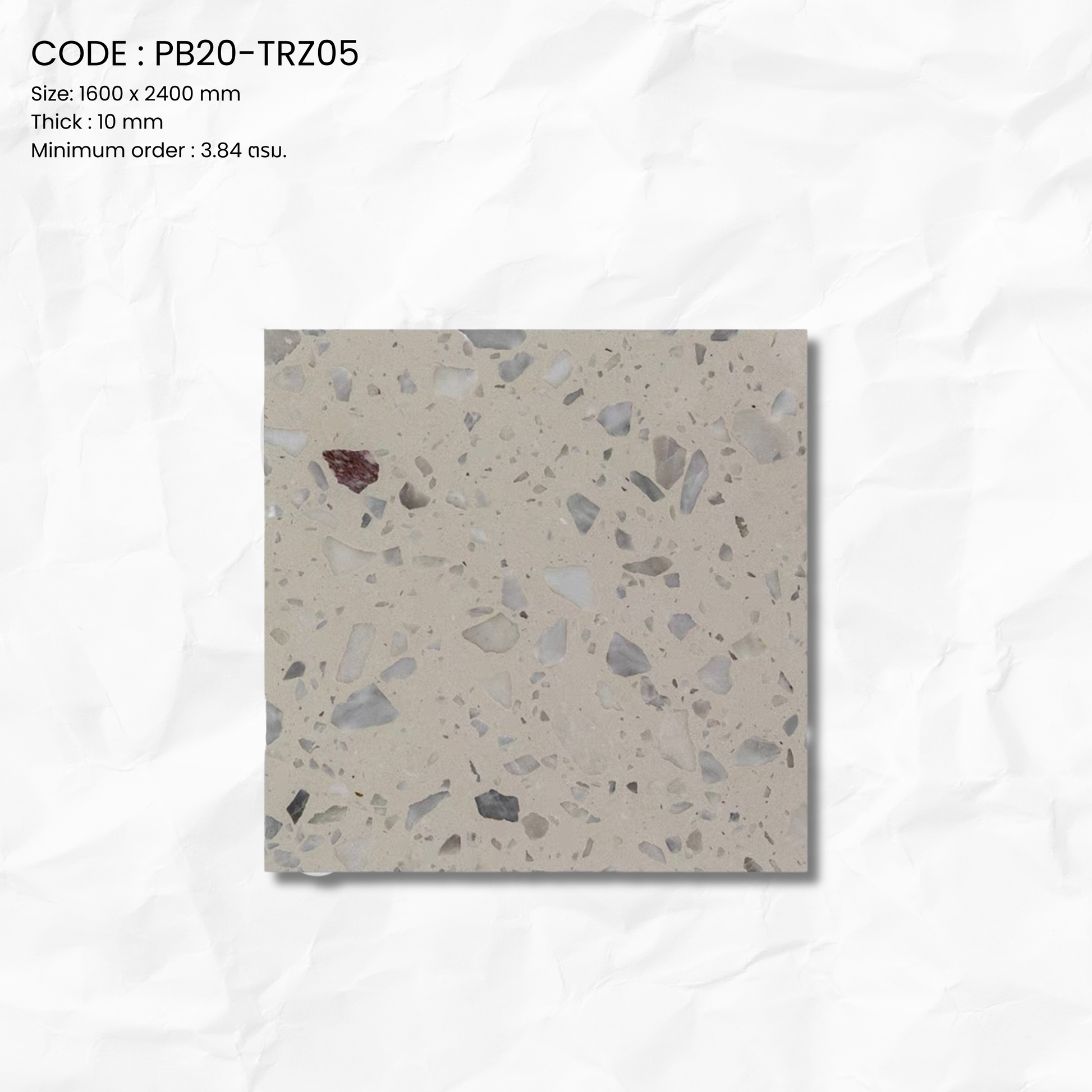 TERRAZZO MONO SERIES PB20-TRZ05