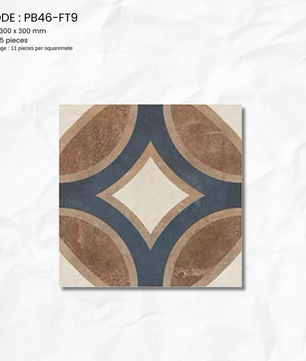 FLOWER BLOOM SERIES TILE PB46-FT9