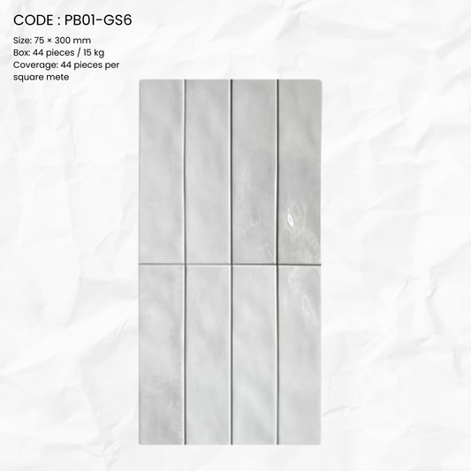 Glossy Gradient Porcelain Tilev PB01-GS6