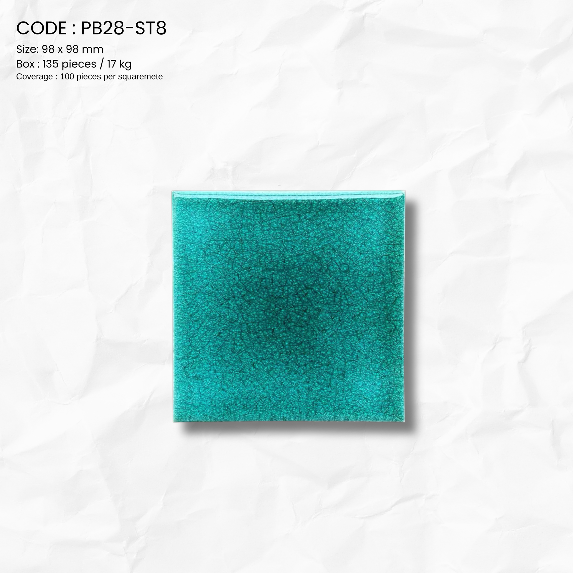 EMERALD MOSAIC TILE PB28-ST8