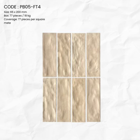 Ripple Matte Porcelain Tile PB05-FT4