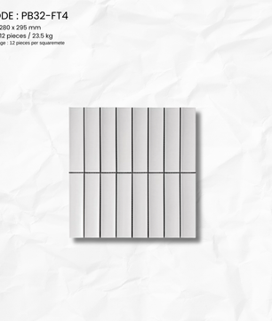 LINEFORM MOSAIC SERIES PB32 - FT4
