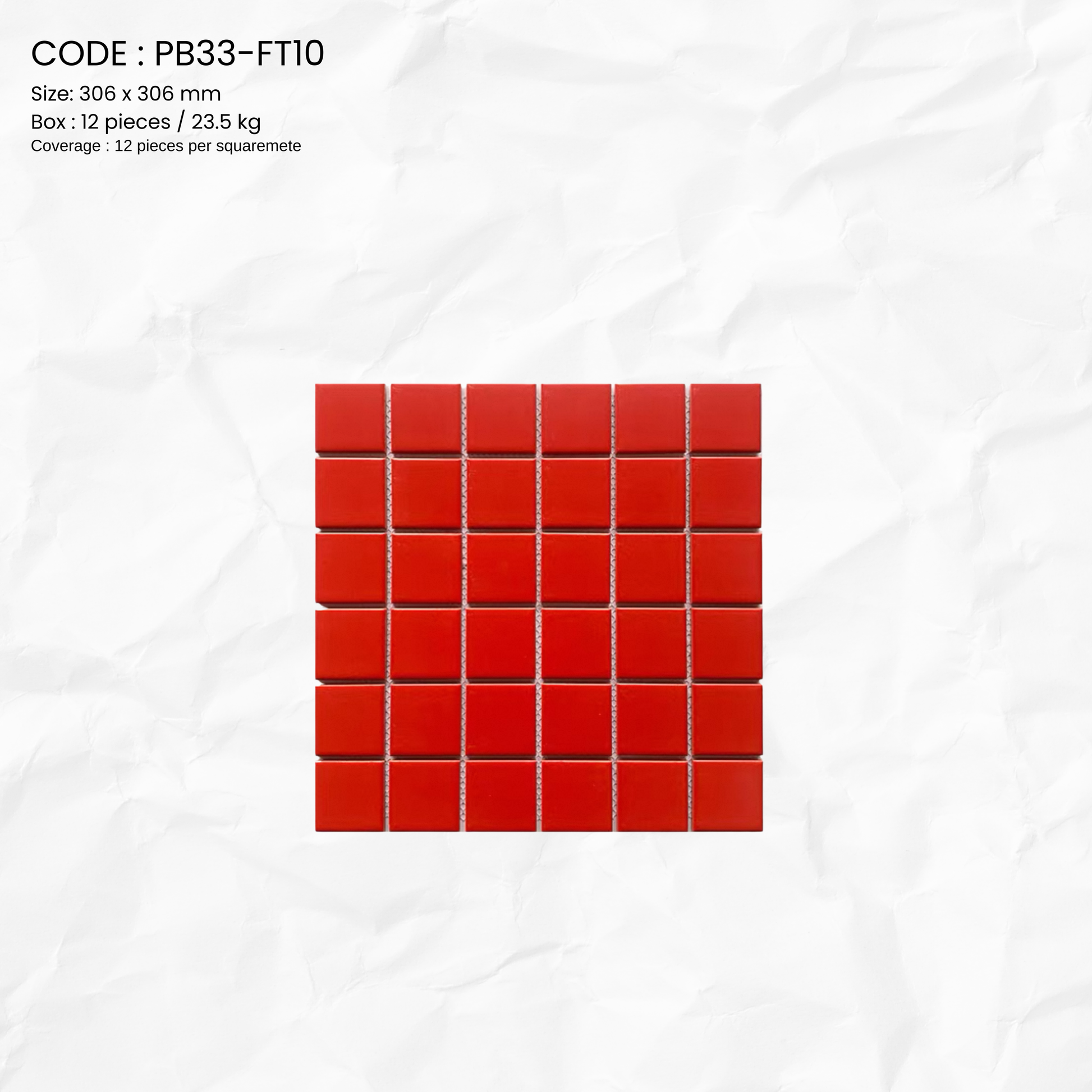 MOSAIC POP SERIES TILE PB33-ST10