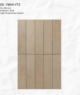 CLAYSTONE SERIES PB04-FT2