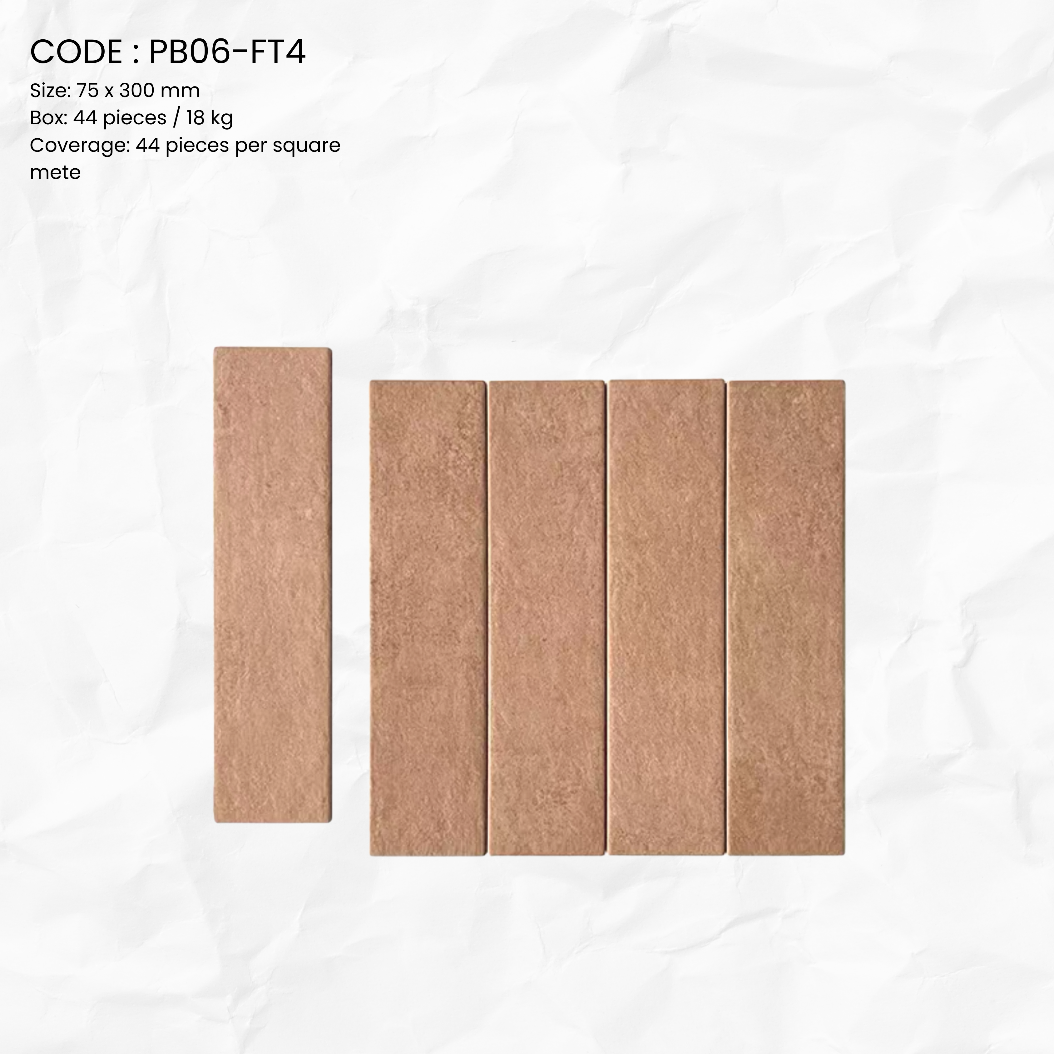 Clayhaus Porcelain Tile PB06-FT4