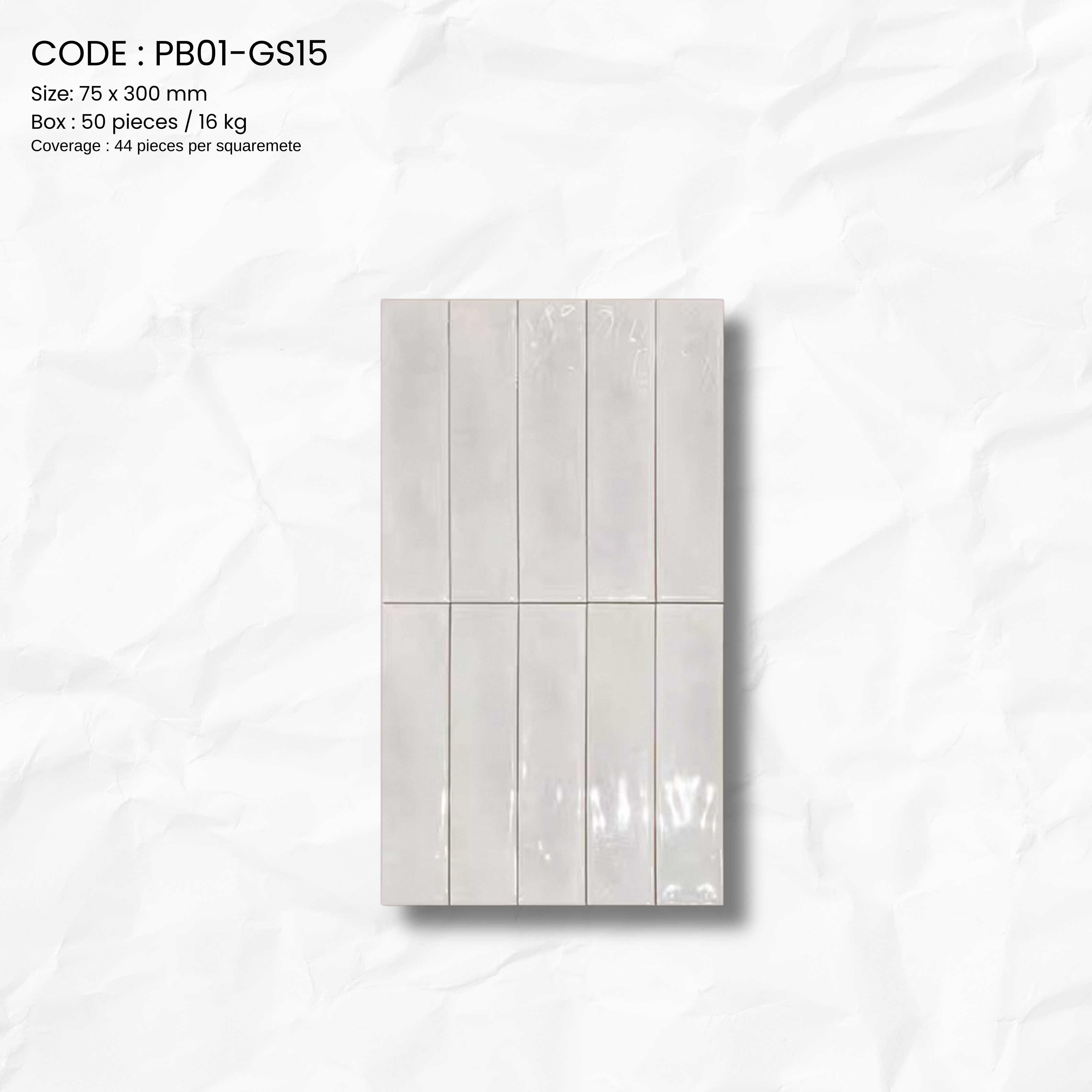 Glossy Gradient Porcelain Tilev PB01-GS15