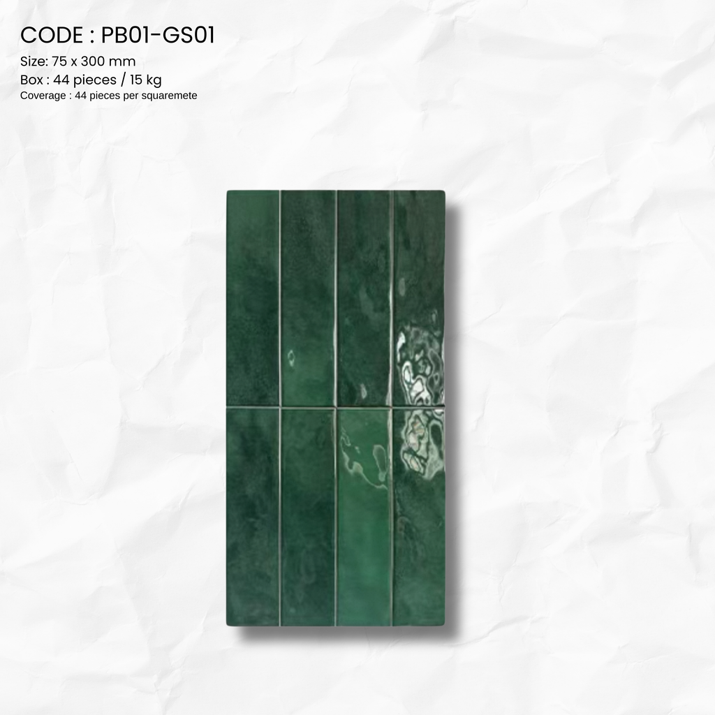 Glossy Gradient Porcelain Tilev PB01-GS1