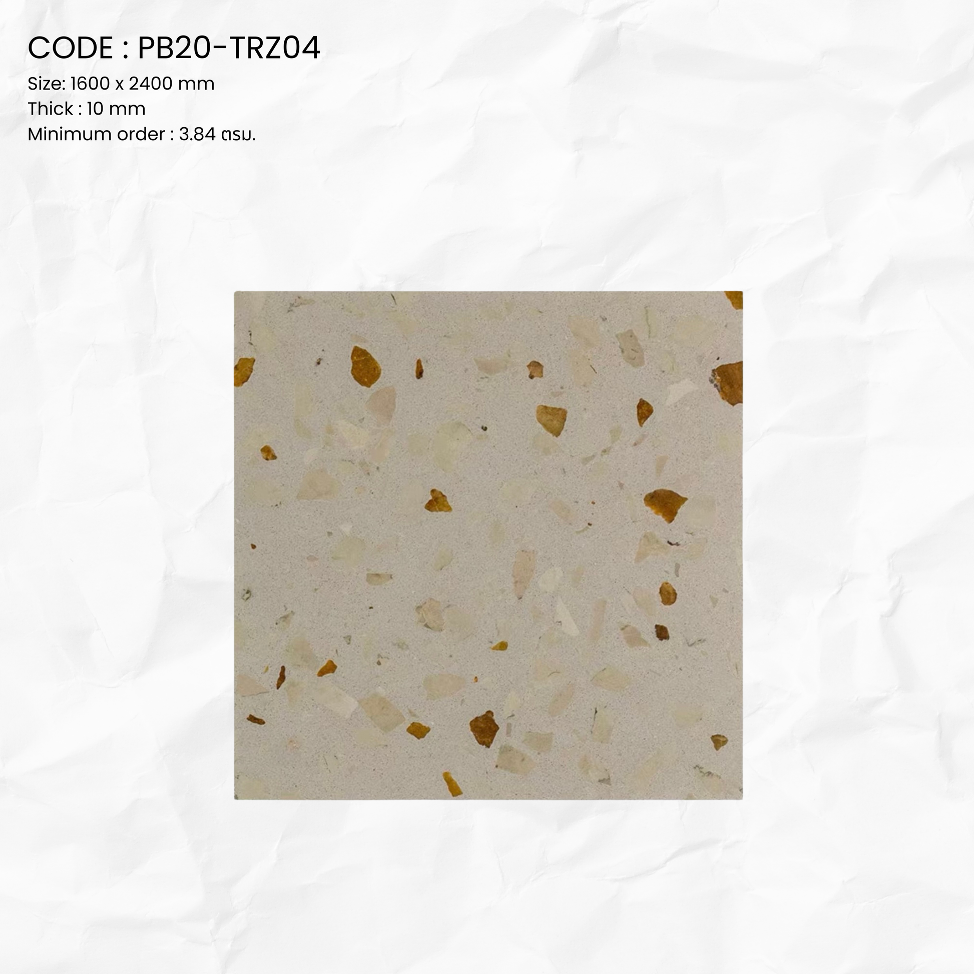 TERRAZZO MONO SERIES PB20-TRZ04