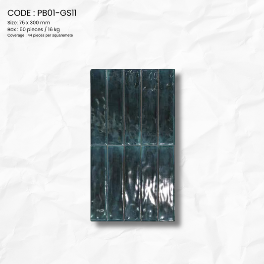 Glossy Gradient Porcelain Tilev PB01-GS11