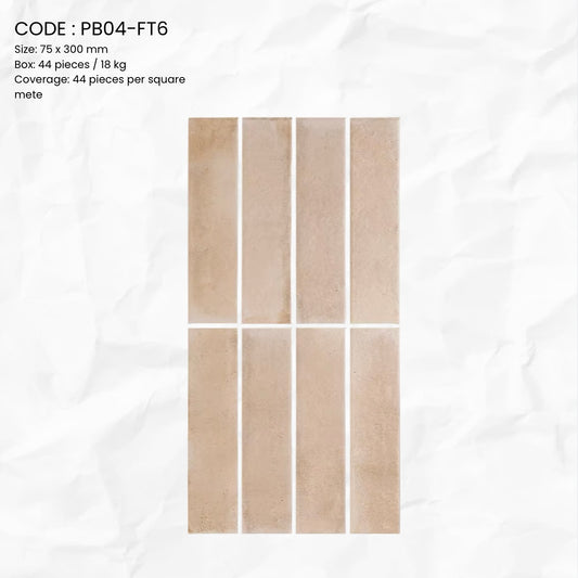 Claytone Porcelain Tile PB04-FT6
