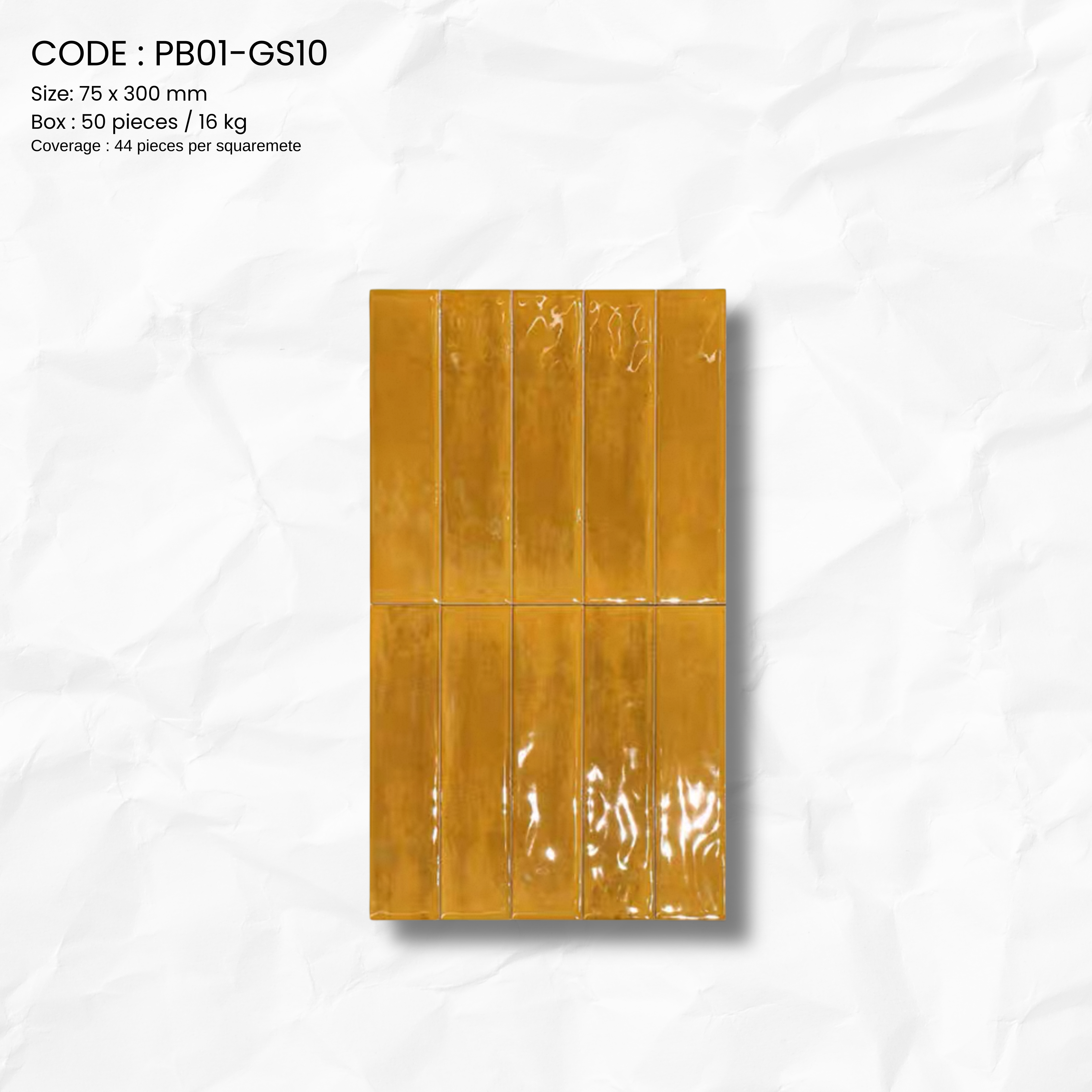 Glossy Gradient Porcelain Tilev PB01-GS10