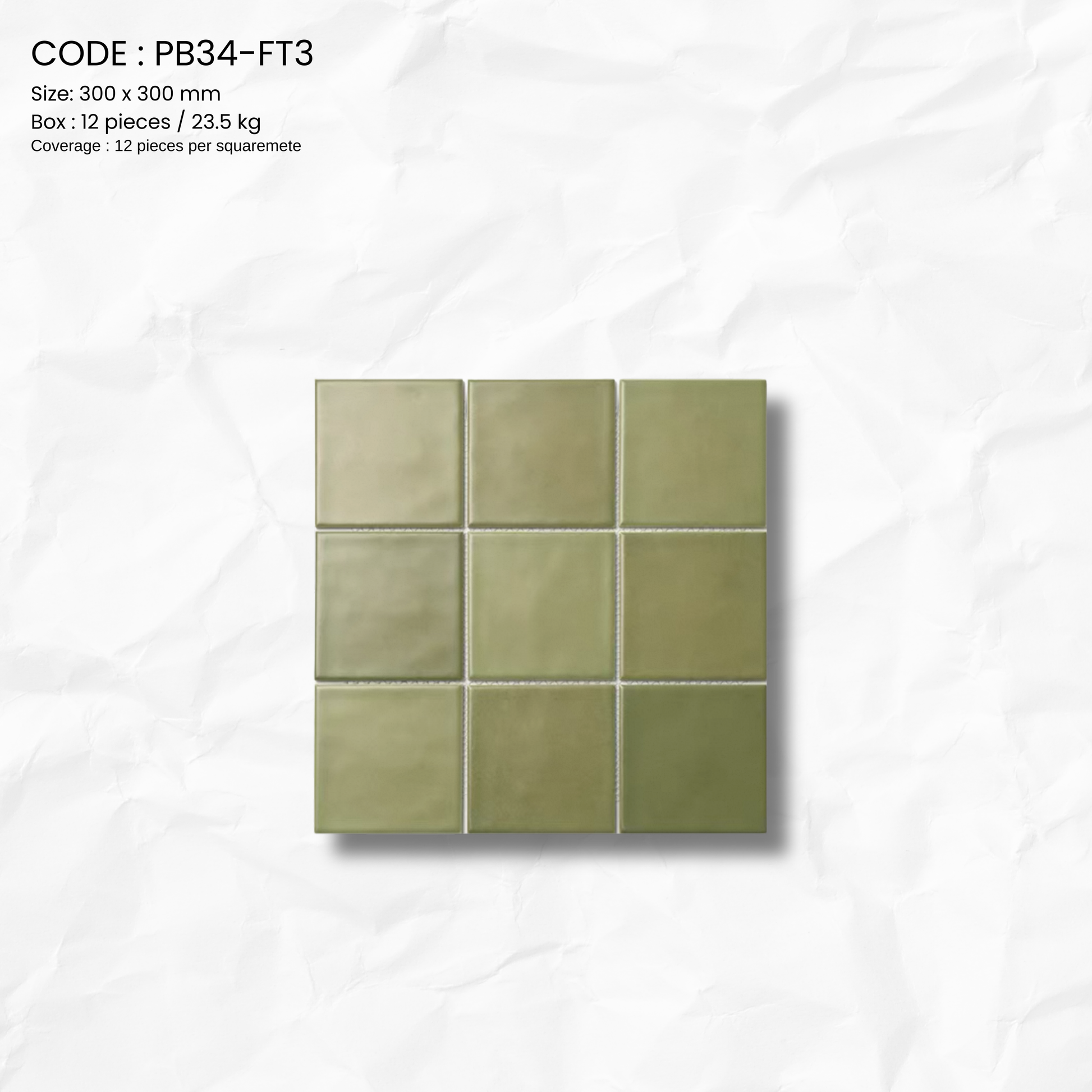 MOSAIC MAREA SERIES TILE PB34-ST3