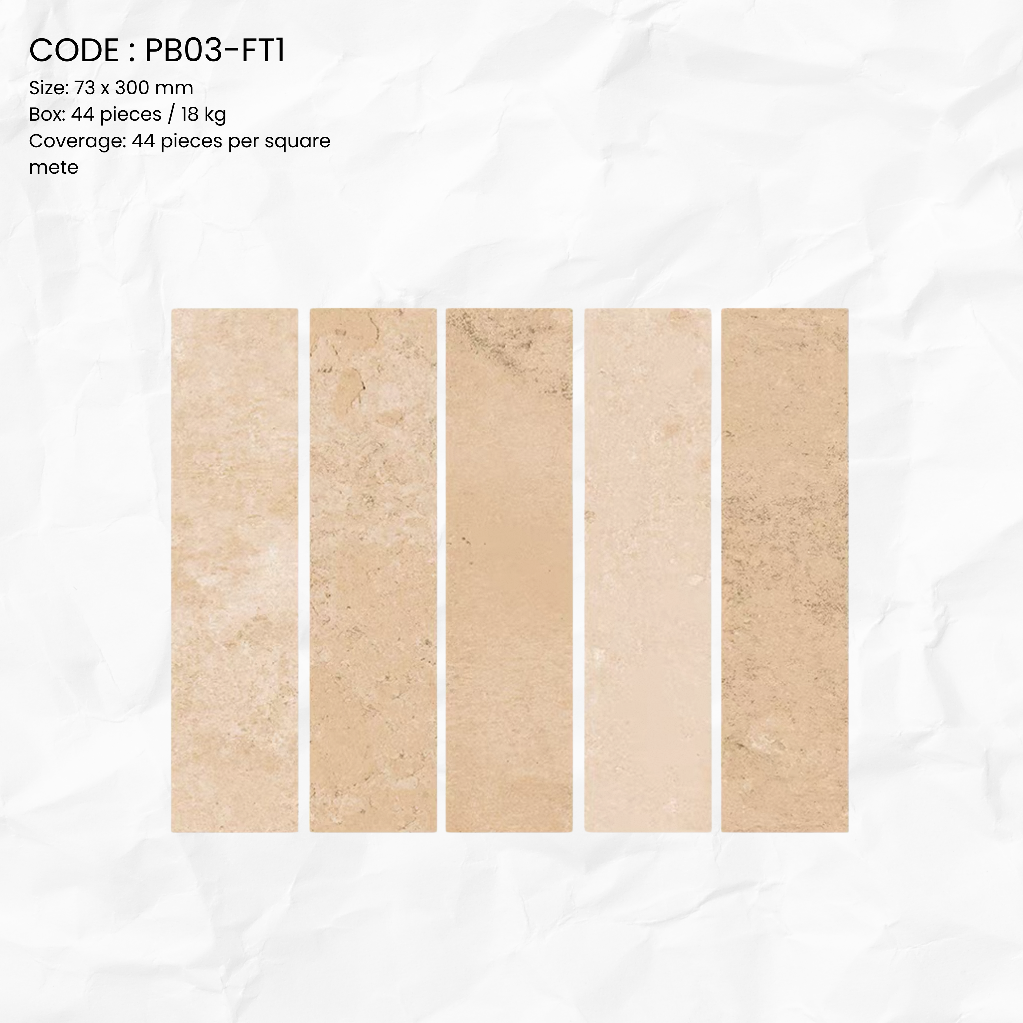 Rustic Stone Porcelain Tile PB03-FT1