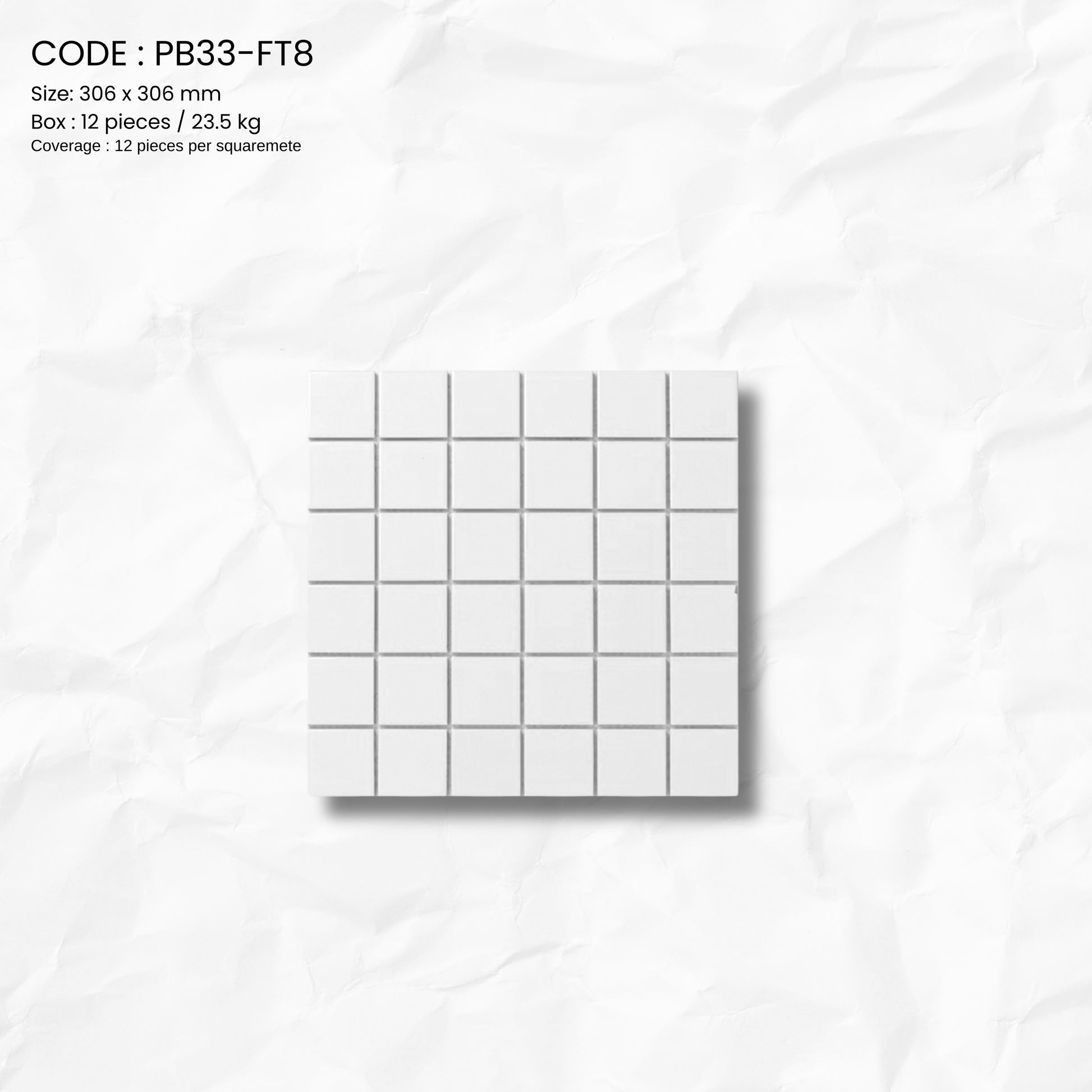 MOSAIC POP SERIES TILE PB33-ST8