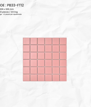 MOSAIC POP SERIES TILE PB33-ST12