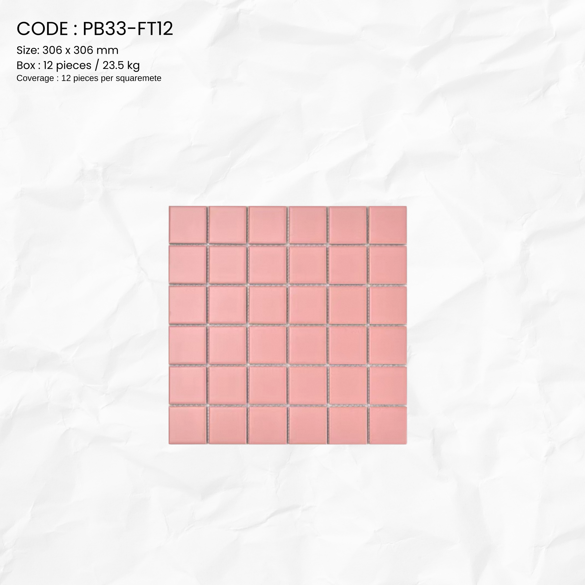 MOSAIC POP SERIES TILE PB33-ST12