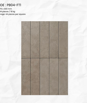 CLAYSTONE SERIES PB04-FT1