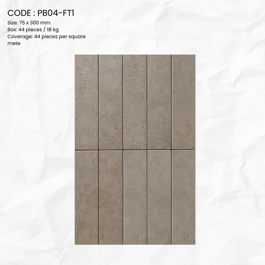 Claytone Porcelain Tile PB04-FT1