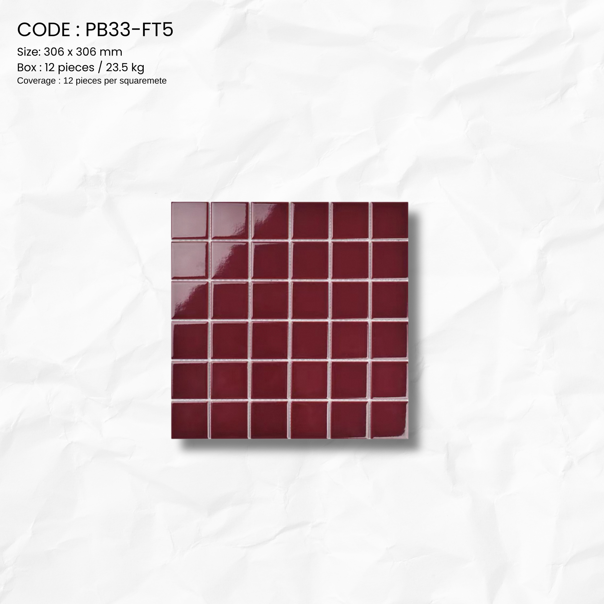 MOSAIC POP SERIES TILE PB33-ST5
