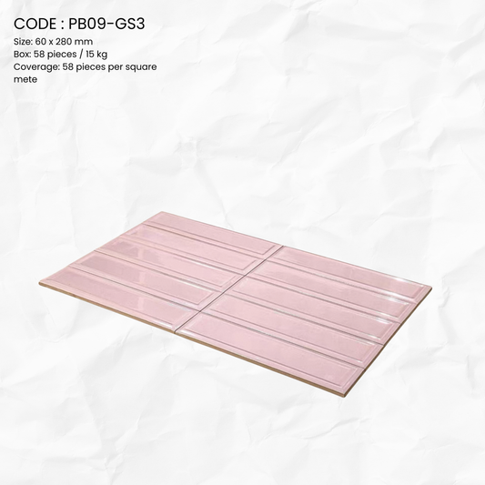 Glossy Gradient Porcelain Tilev PB09-GS3