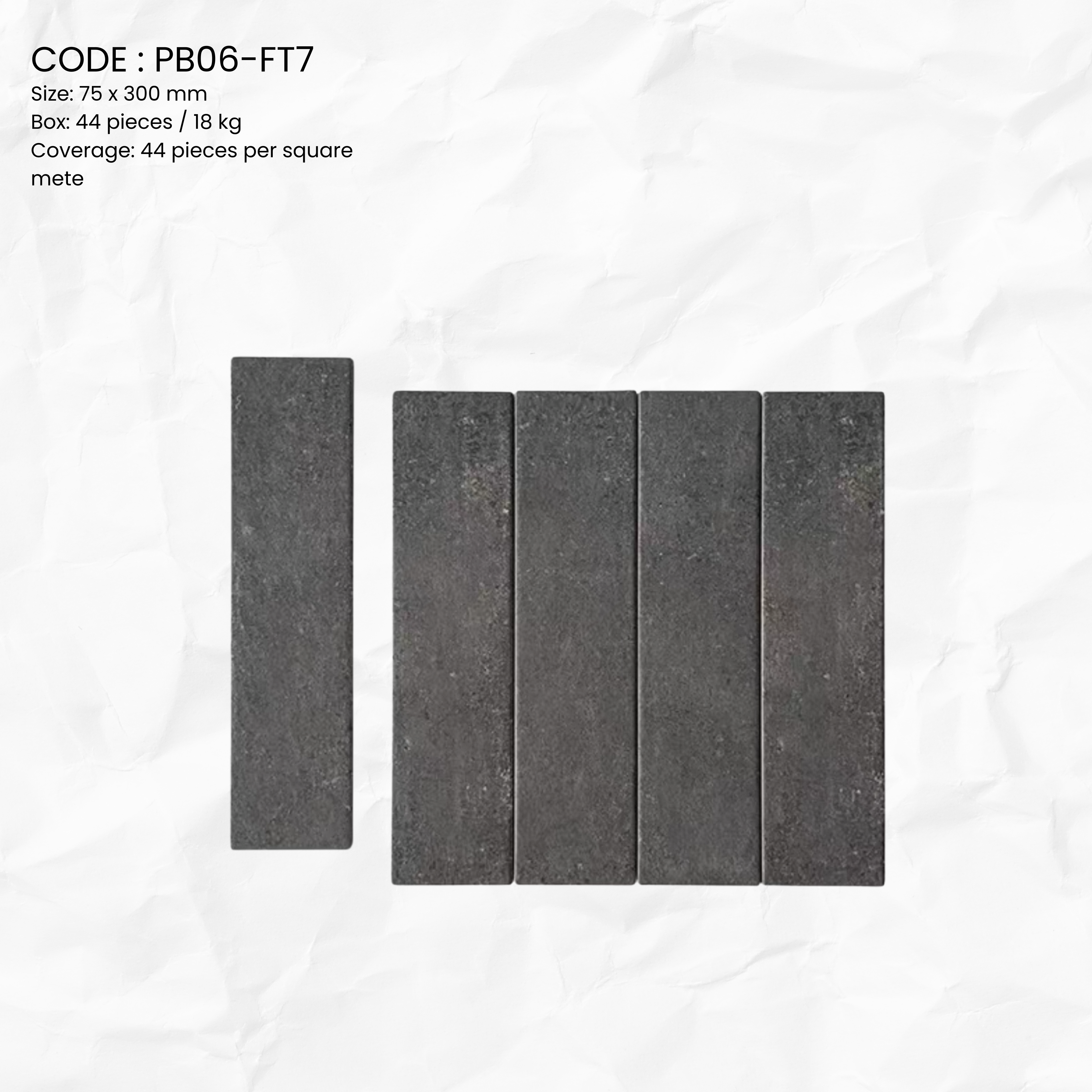 Clayhaus Porcelain Tile PB06-FT7