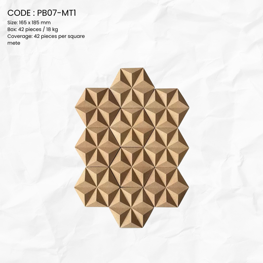 Cement Sculpture tile PB07-MT1